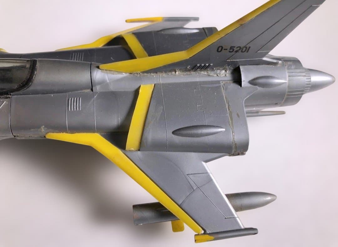 昭和レトロ★絶版プラモ ゼンマイ版 コスモゼロ★ジャンク品 宇宙戦艦ヤマト