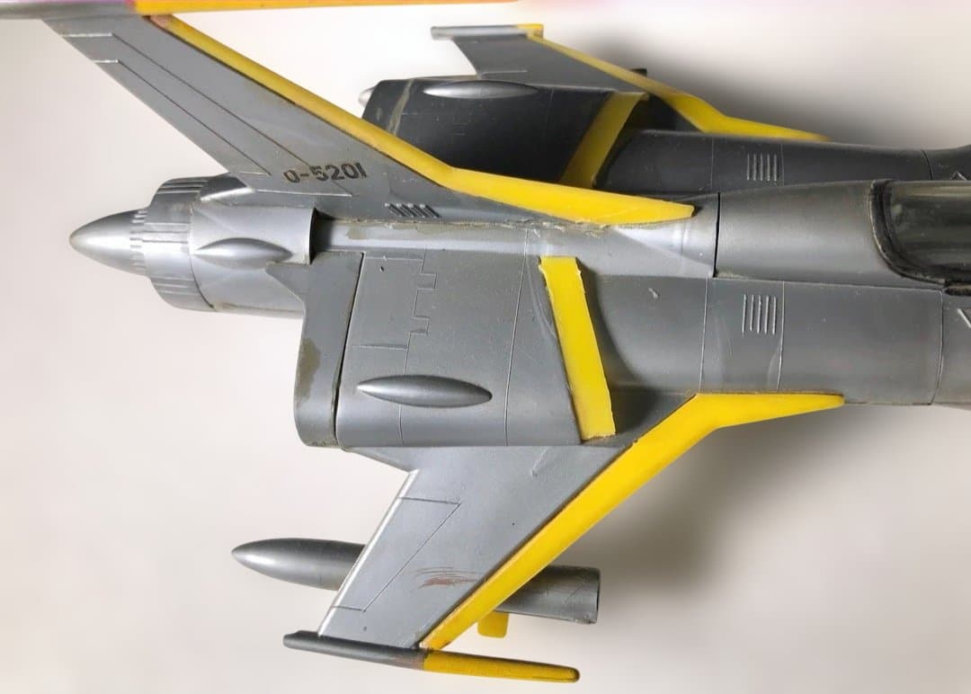 昭和レトロ★絶版プラモ ゼンマイ版 コスモゼロ★ジャンク品 宇宙戦艦ヤマト