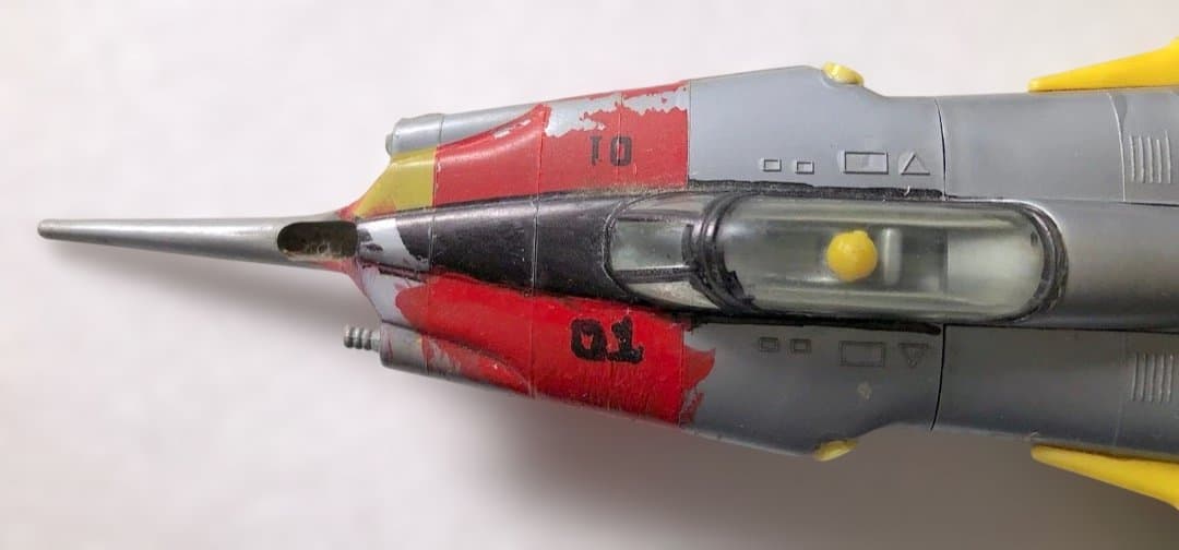 昭和レトロ★絶版プラモ ゼンマイ版 コスモゼロ★ジャンク品 宇宙戦艦ヤマト
