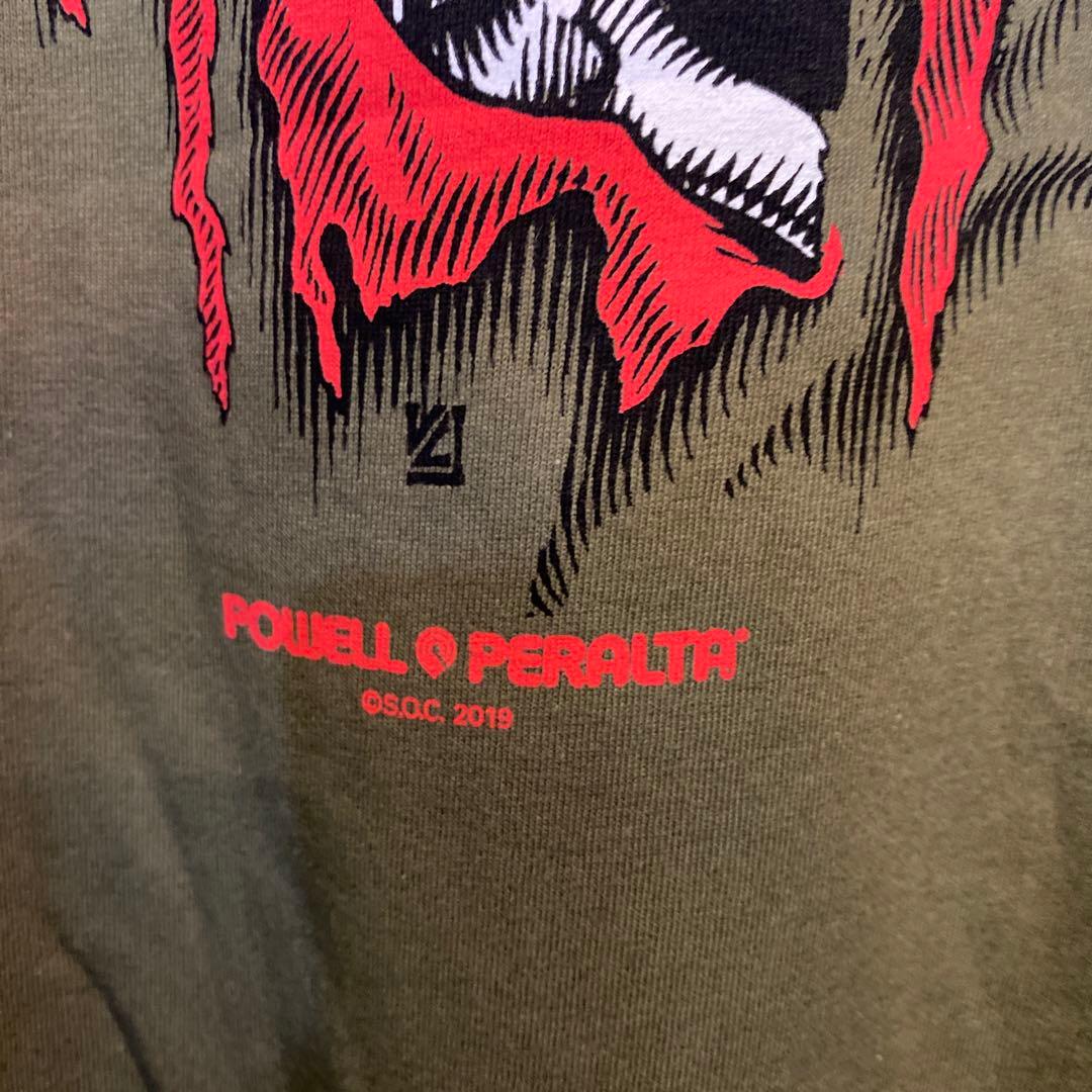POWELL PERALT メンズスケートTシャツ 2019Mサイズ