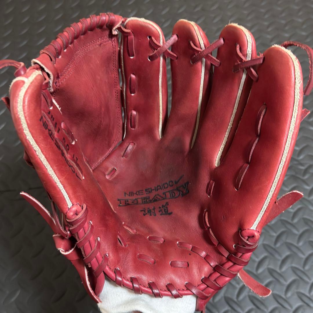 【稀少品】 ナイキ シャドウ レディ 謝道 投手用 一般 軟式用 野球 グローブ