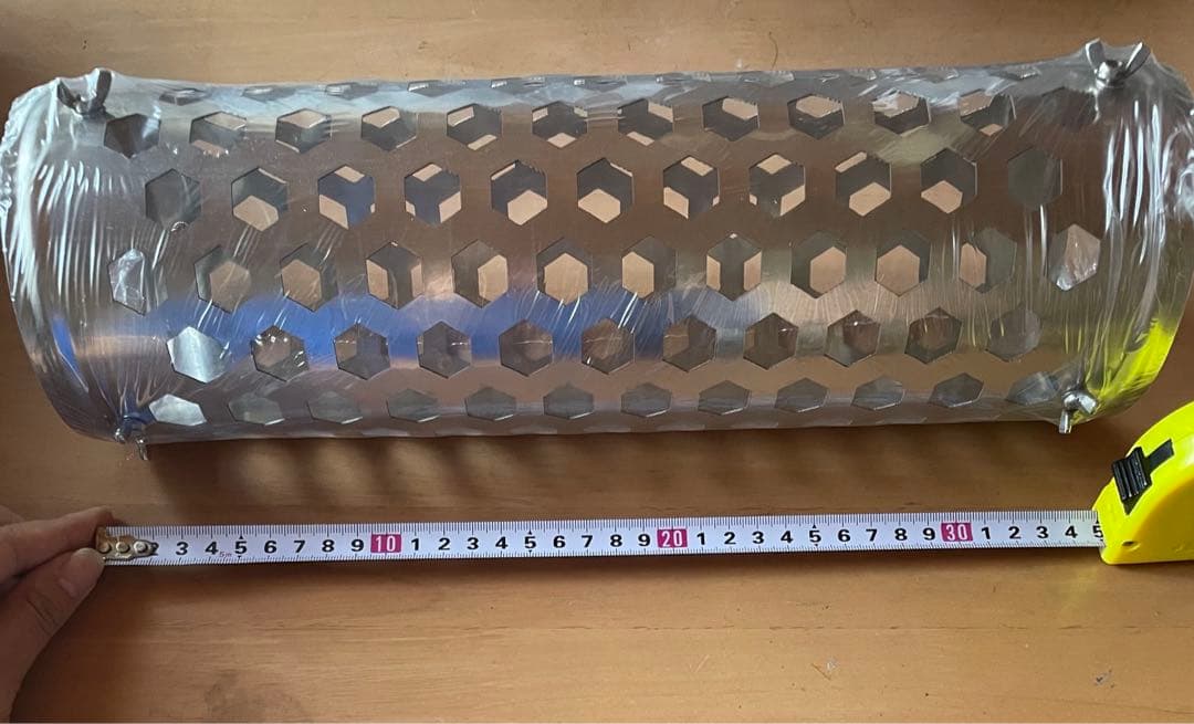 テント煙突ストーブパイプキャップ 108x350mm ステンレス