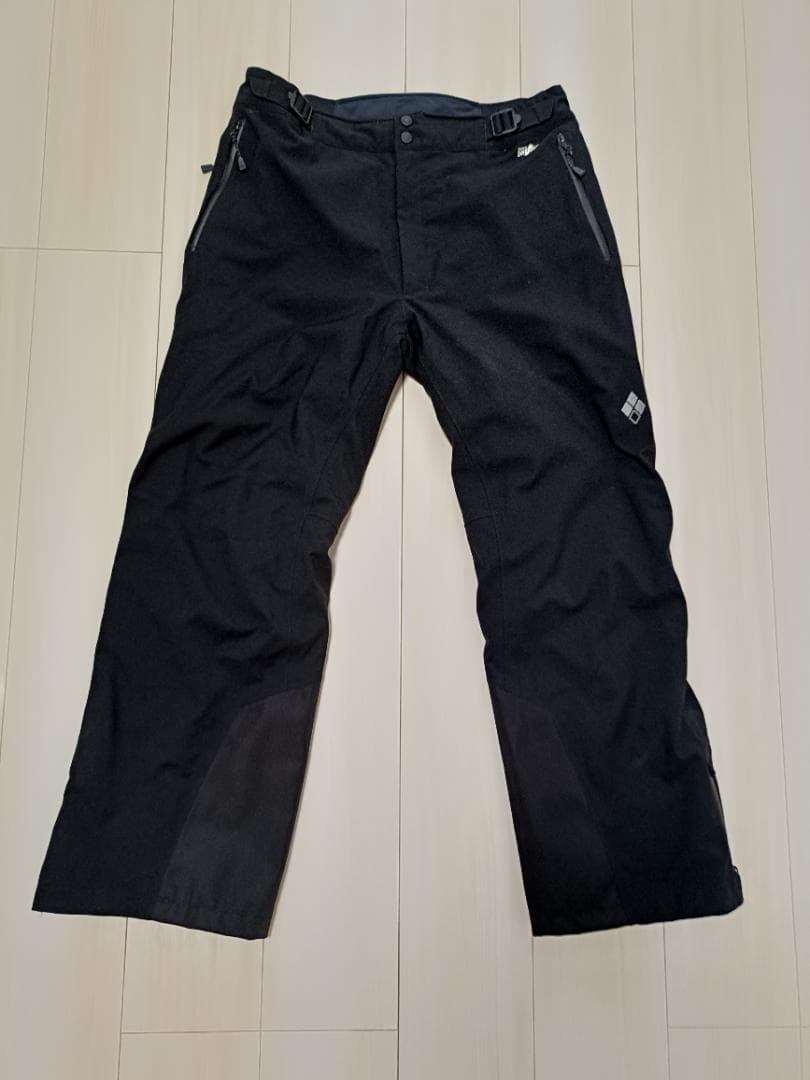 ほぼ新品 モンベル パウダーホップパンツ L-S 黒 ／スタッフバッグ