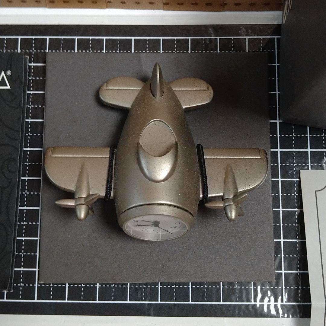 【新品・希少】TROIKA 飛行機置き時計