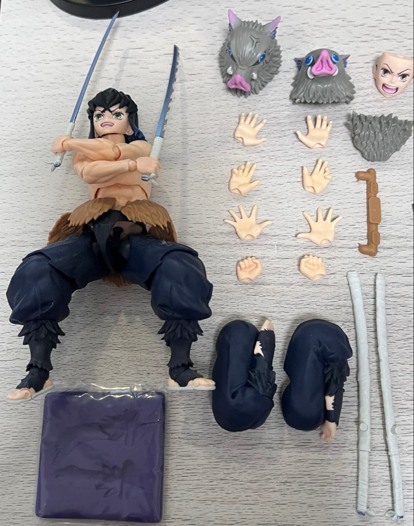 アニプレックス BUZZmod. 嘴平伊之助 フィギュア ほか3体セット