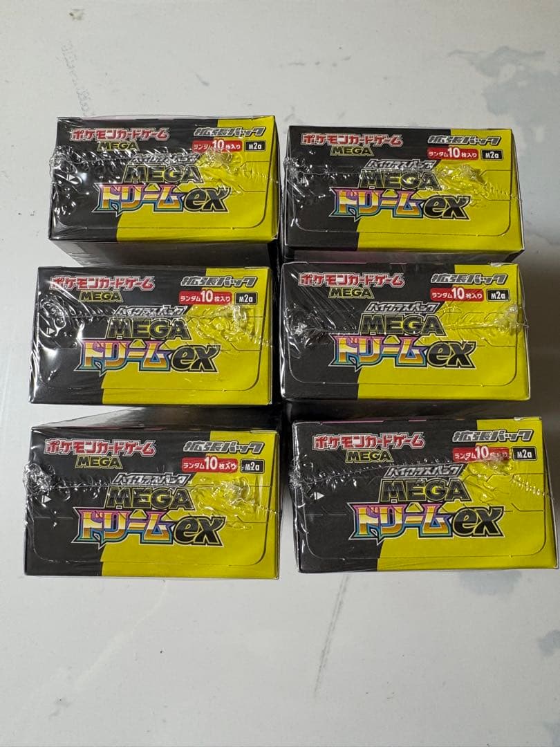 ポケモンカード MEGAドリームex 6BOX シュリンク付き