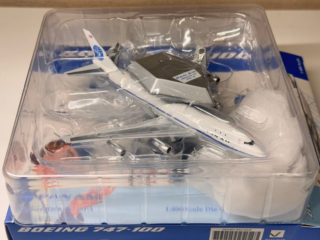 PAN AM B747-100 N735PA 初期塗装 希少 1/400 HX