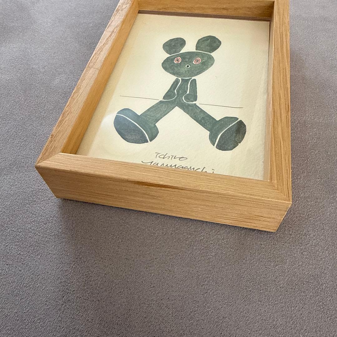 山口一郎　ichiro yamaguchi 原画　ポストカード　くま　テディベア