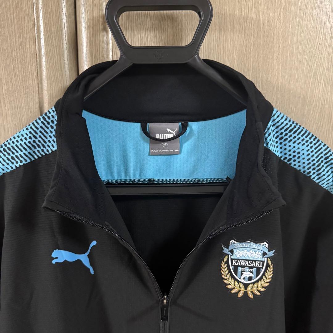 PUMA/川崎フロンターレ トラックジャケット XXLサイズ/ネイビー