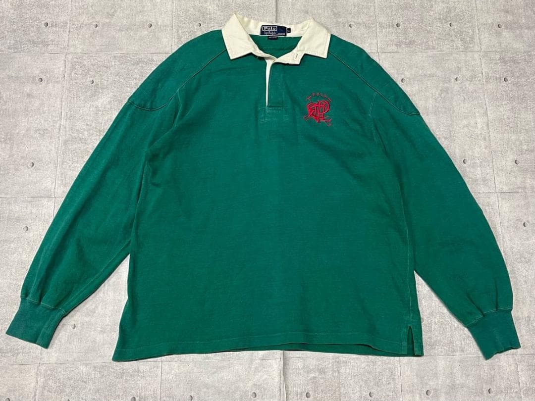 90s Polo by RalphLauren ラガーシャツ ショルダー