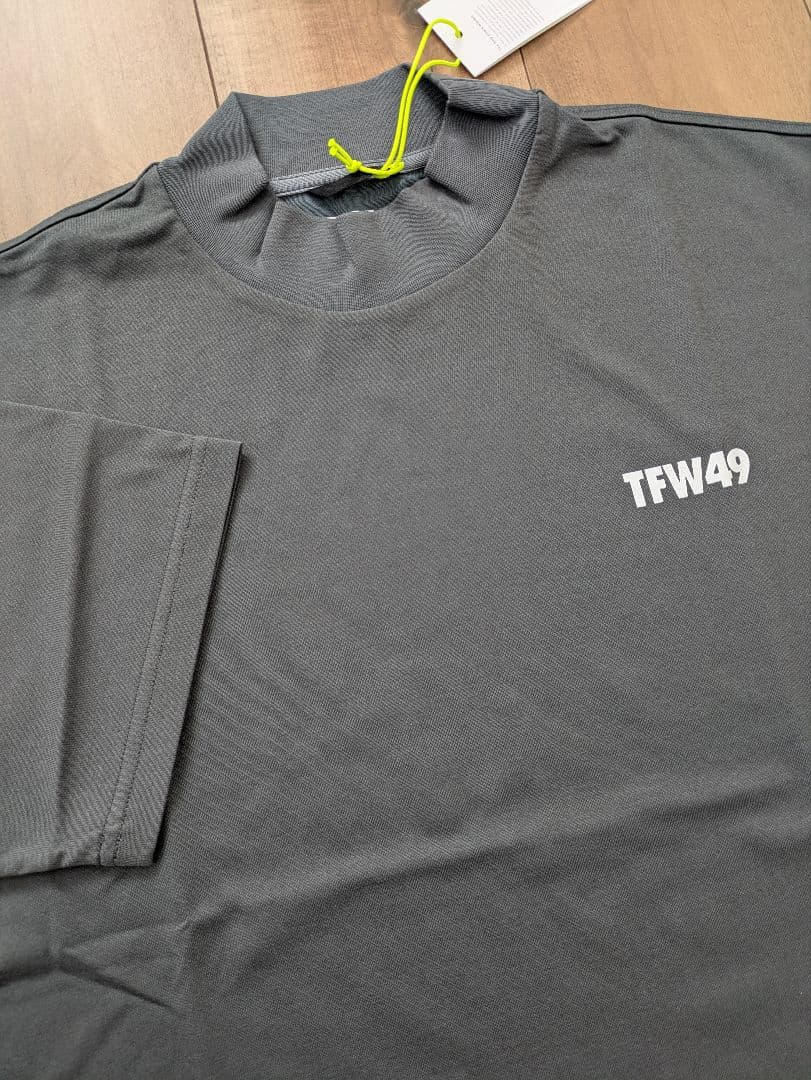 【新品】TFW49／メンズ ゴルフ ハーフ モックネック Tシャツ