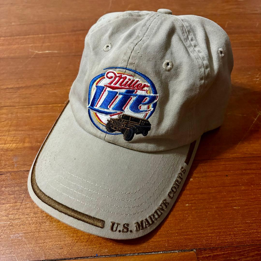 Miller Lite × U.S. Marine Corps キャップ