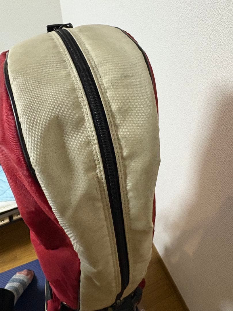 maruman ゴルフバッグ 赤/クリーム　　年代物　レトロなデザイン