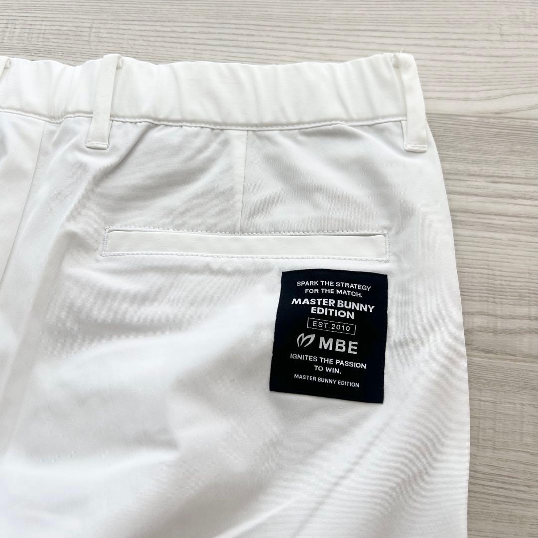 新品　マスターバニーエディション　パンツ　ジョガー　春夏　ストレッチ　ホワイト