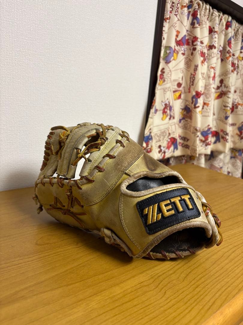 ZETT ゴールド 硬式グローブ