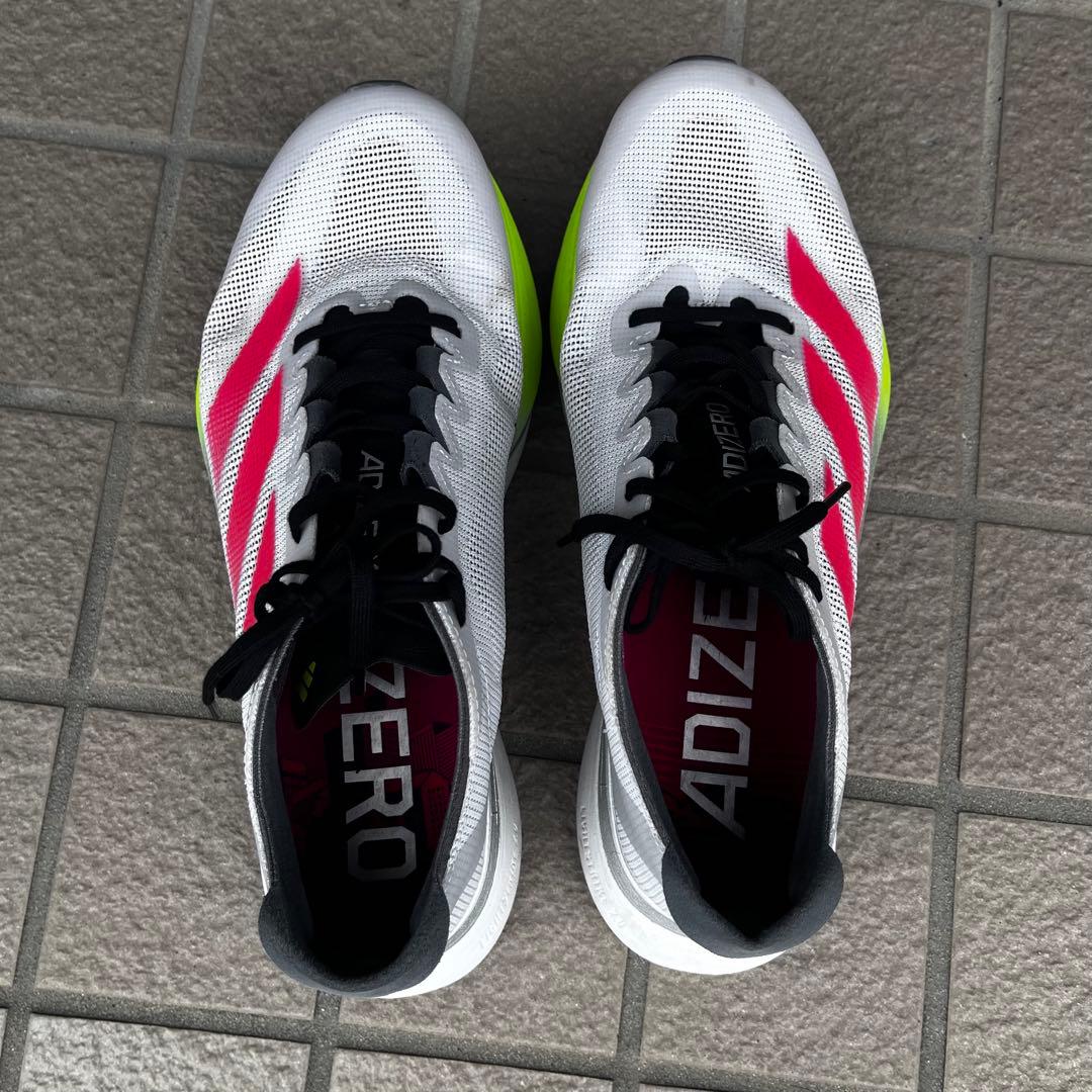 【美品】adizero ボストン12 26 ランニングシューズ