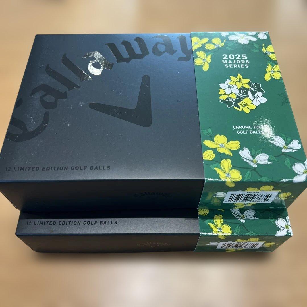 【ゴルフボール】Callaway CHROME TOUR 2025 MAJORS