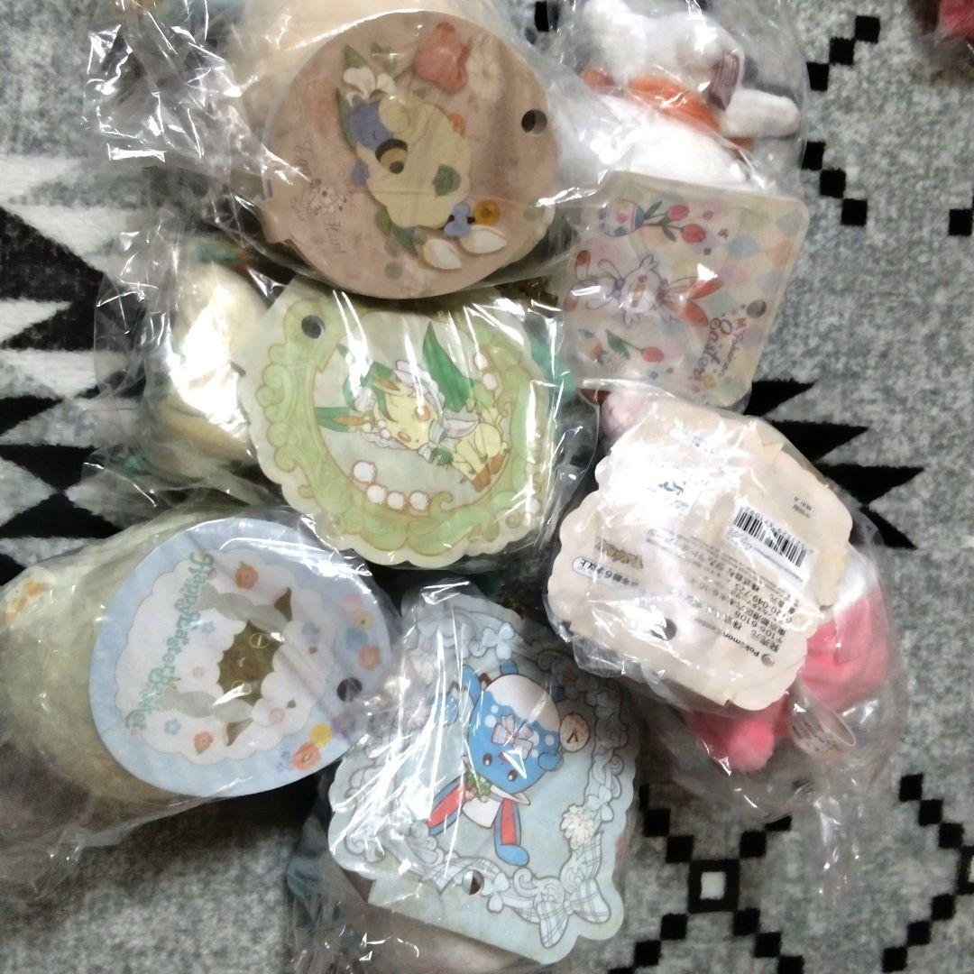 ポケモンセンター　イースター　マスコット　リーフィア　ニンフィア　ピカチュウ