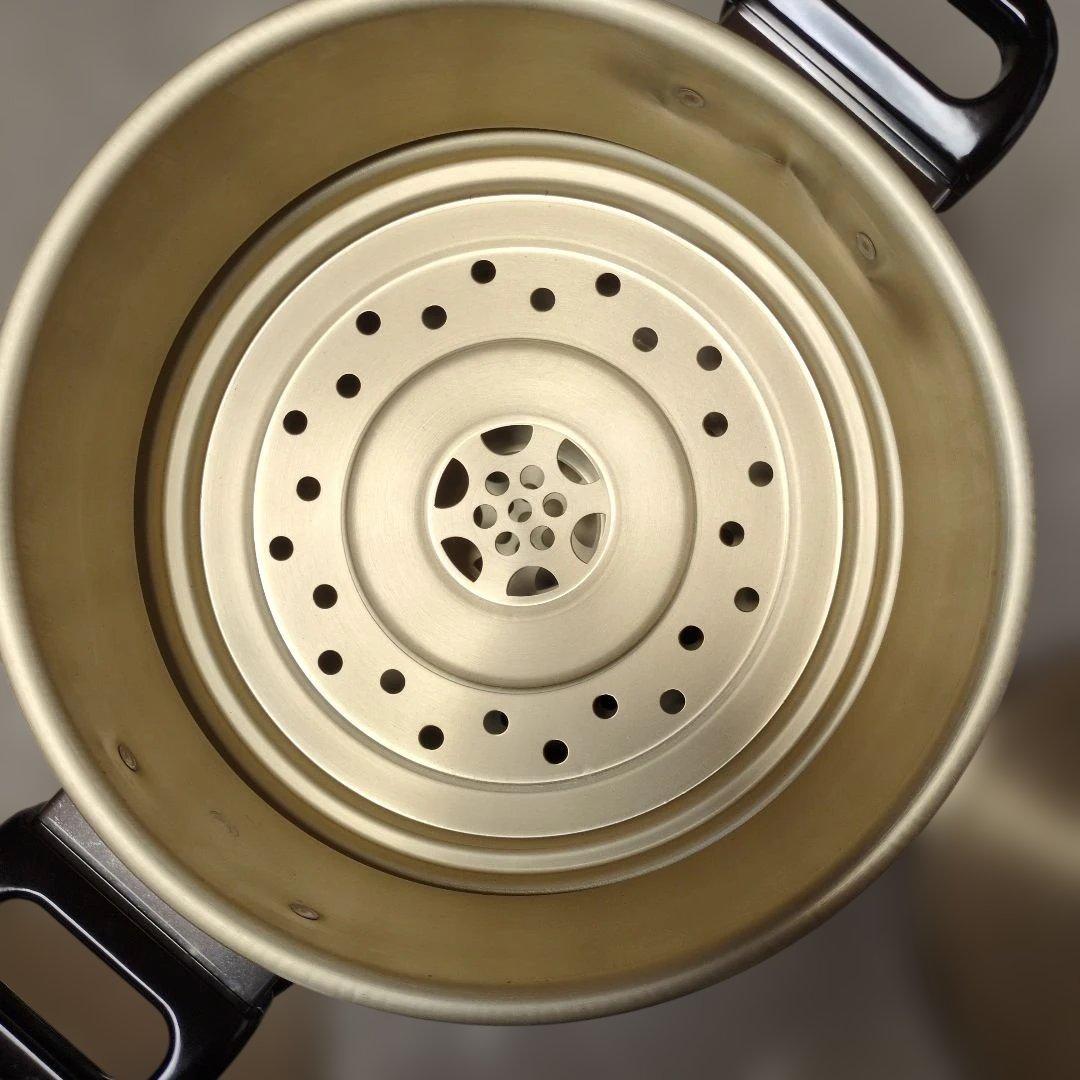ツルマル印 3段蒸し器 30センチ