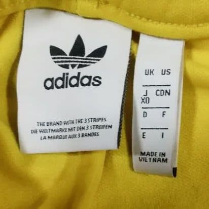 【希少】adidas イエロージャージパンツ