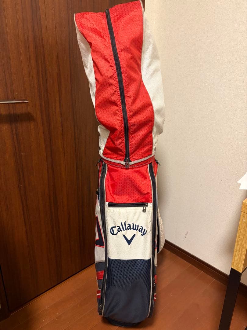 【おでん@値下げ可】Callaway キャディバッグ 赤白