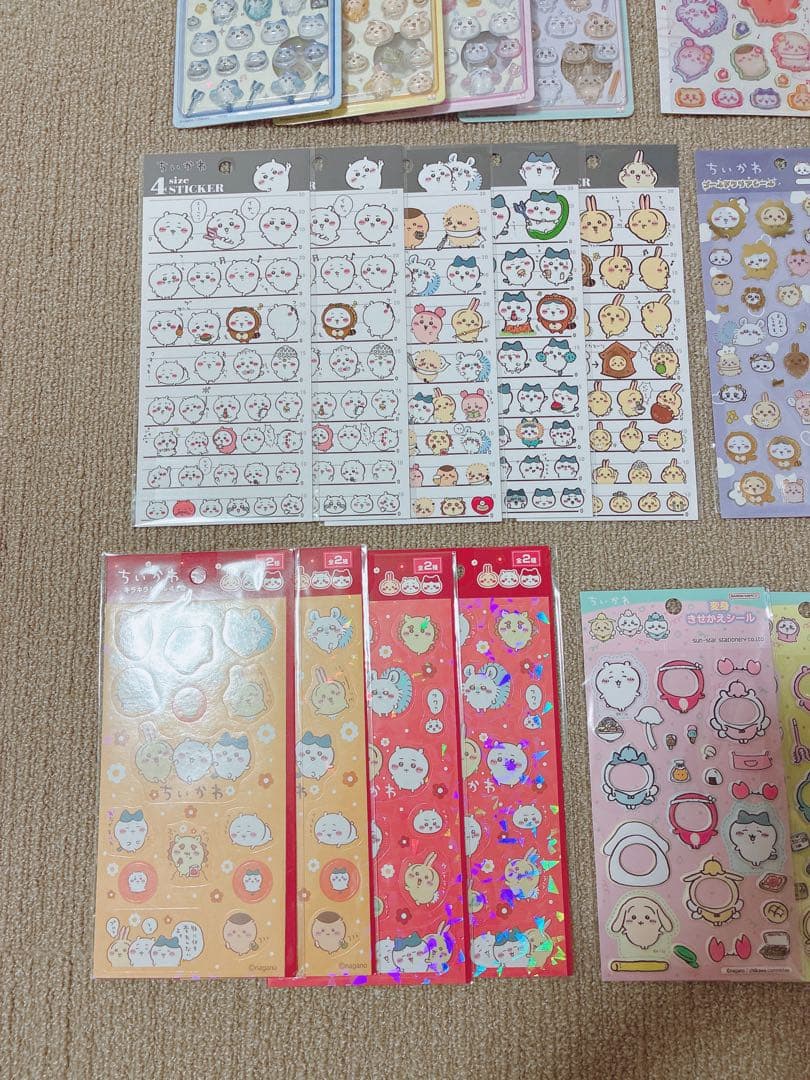 新品未開封ちいかわシールセット♡27枚　ボンボンドロップ、ぷっくりシール等