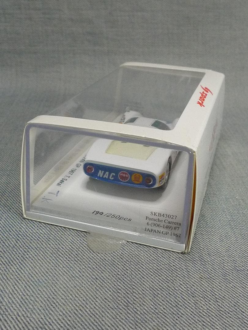 n5809□ポルシェ カレラ 6 酒井正 KID BOX spark ミニカー