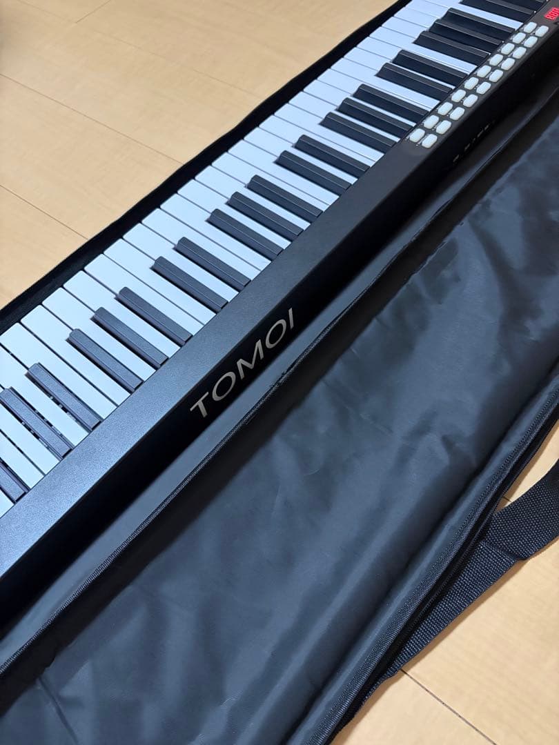 88鍵 USB接続充電　卓上電子ピアノ　キーボード キャリングケース付き
