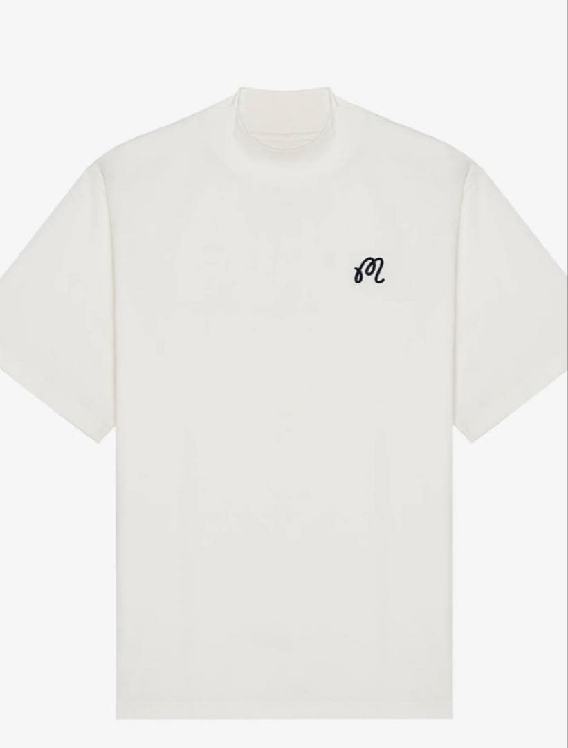 Malbon Golf Shirt - Mock Neck Polo ホワイト