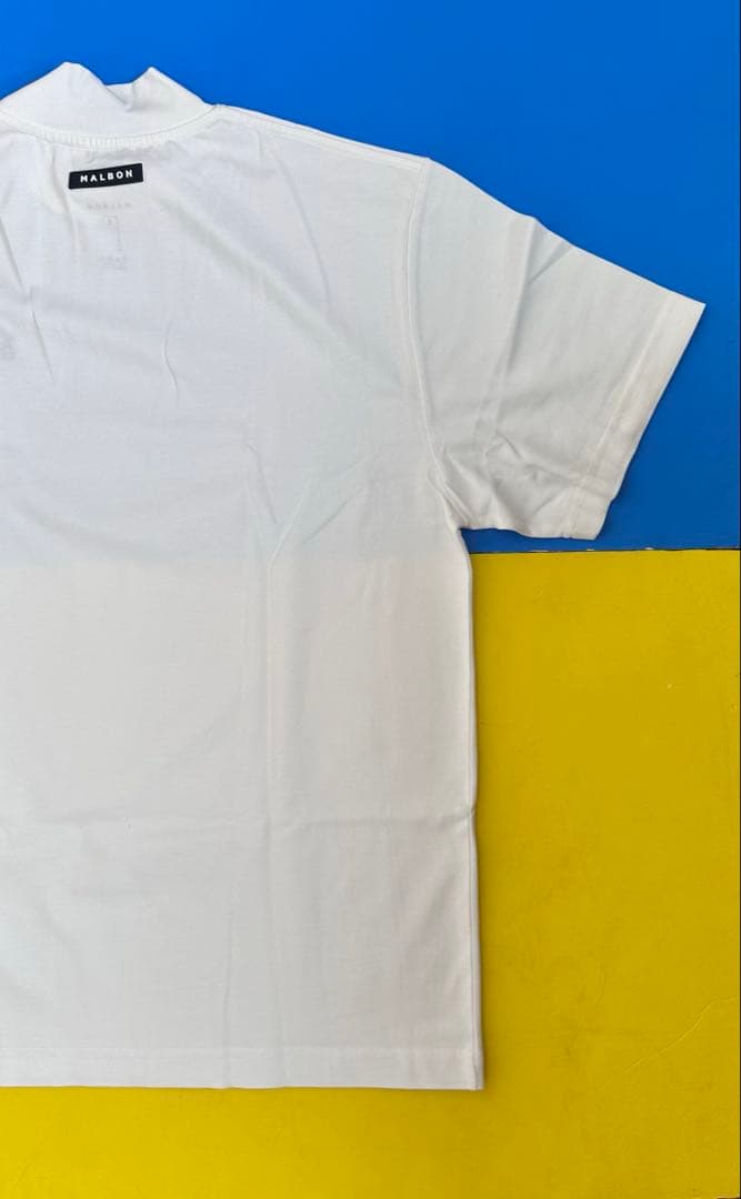 Malbon Golf Shirt - Mock Neck Polo ホワイト