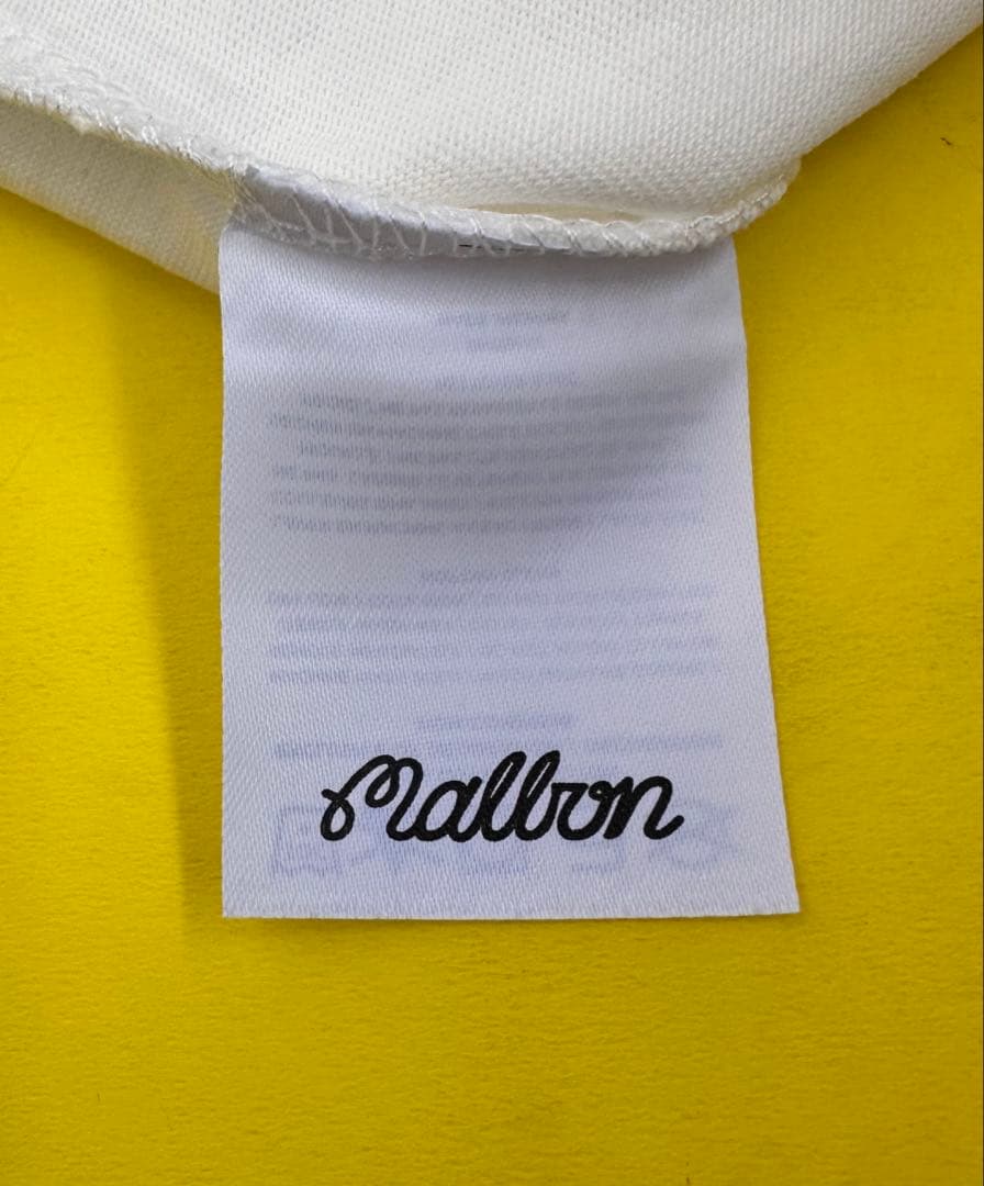 Malbon Golf Shirt - Mock Neck Polo ホワイト