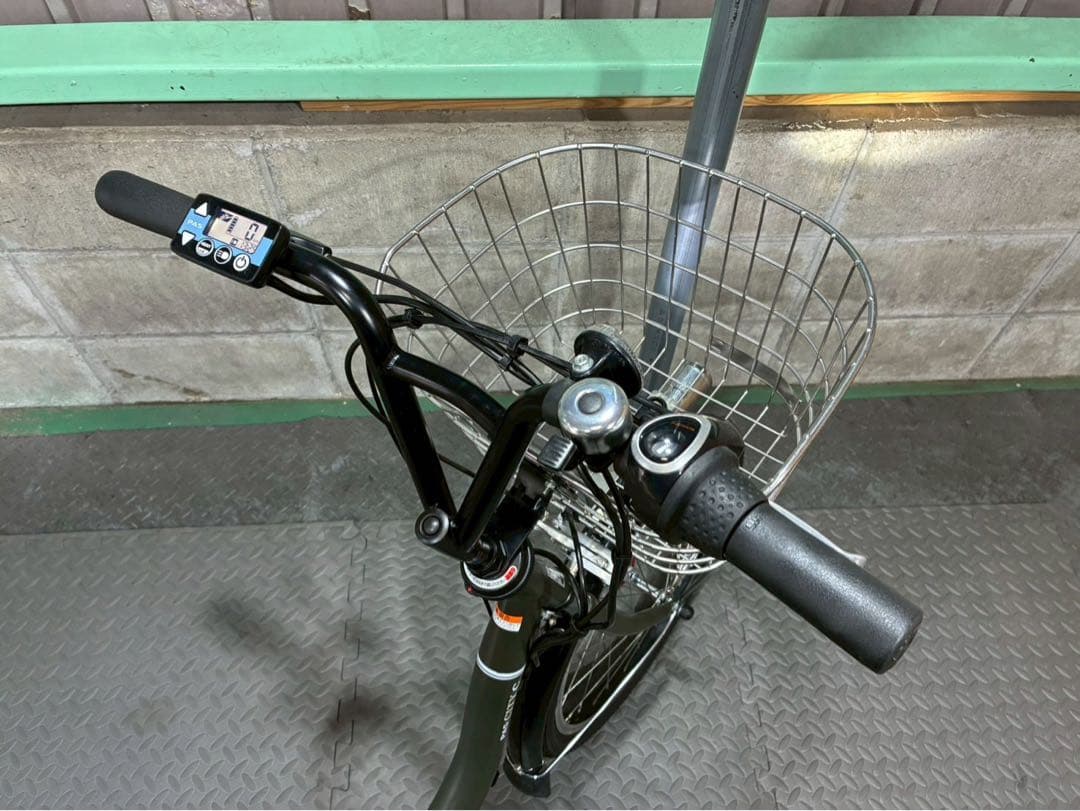 №8612電動自転車ヤマハ　パスシティーC 20インチ✨人気のカーキ✨