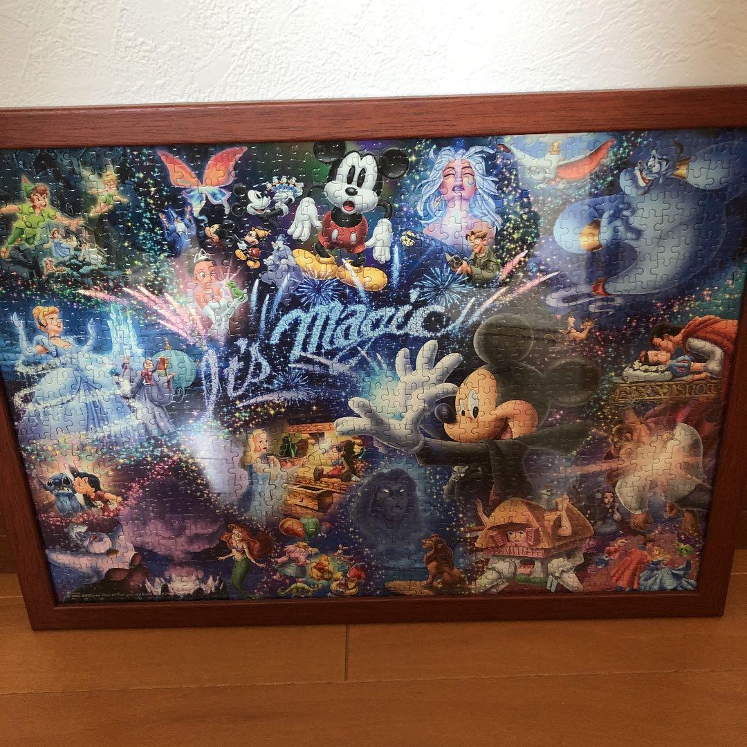 ディズニージグソーパズル＋専用木製フレーム3つ
