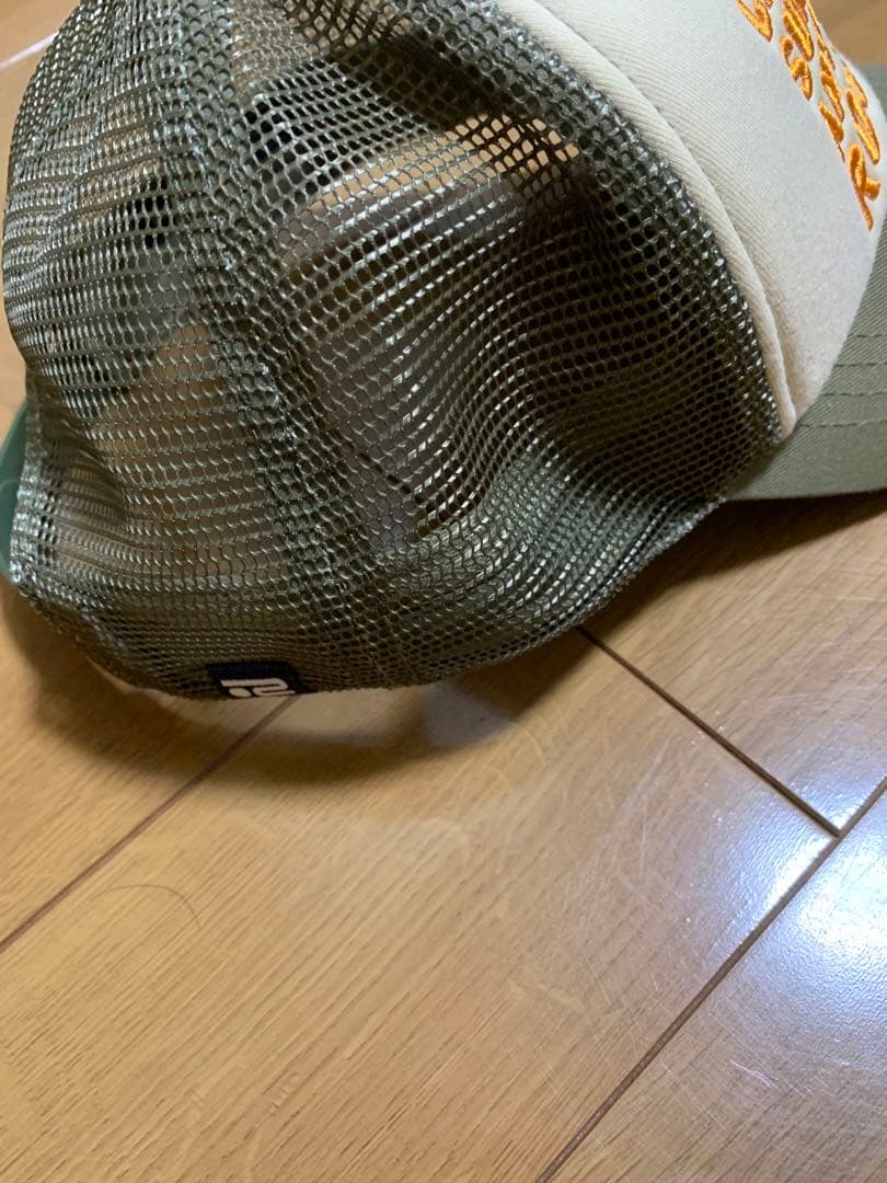 ロサーセン メンズ ロゴ刺繍 メッシュ キャップ ベージュ ゴルフ
