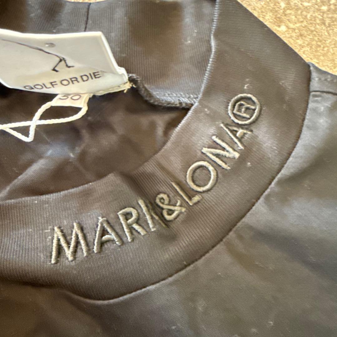 MARK&LONA モックネック半袖シャツ　50