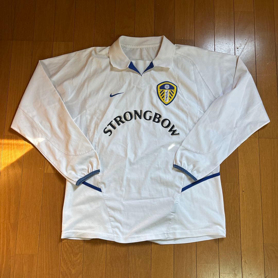 Leeds United Nike 長袖ポロシャツ ビンテージ
