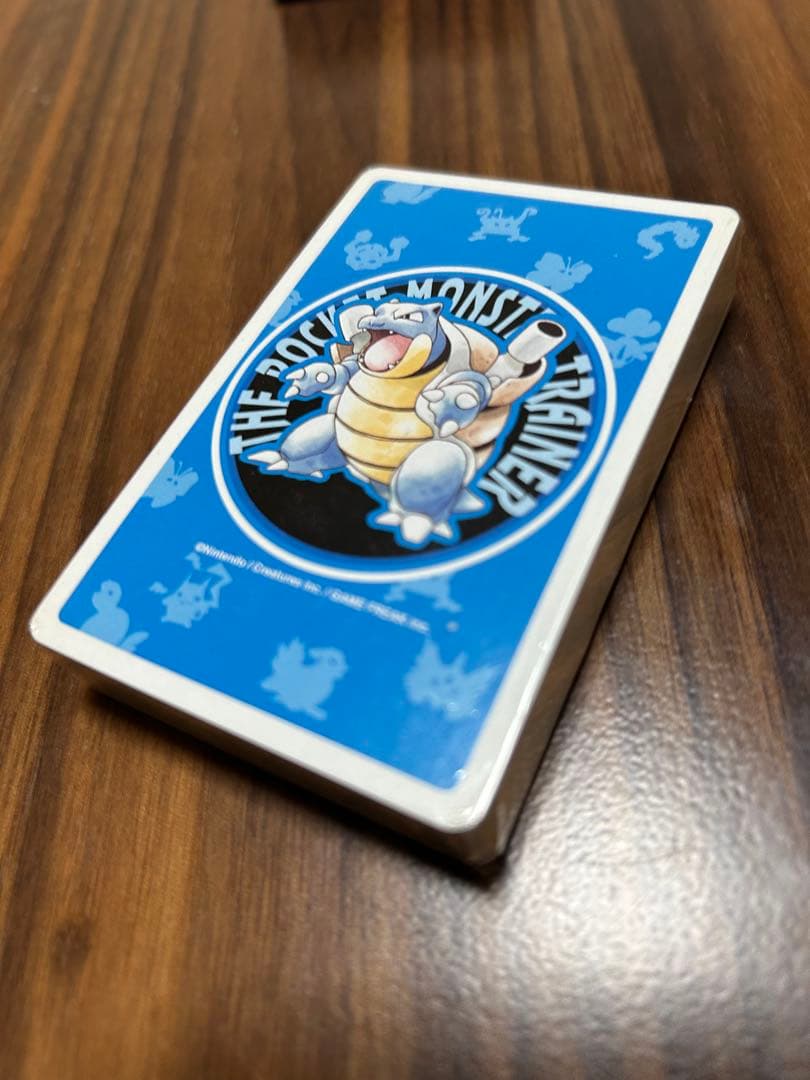 ポケモン　トランプ　カメックス青　当時物