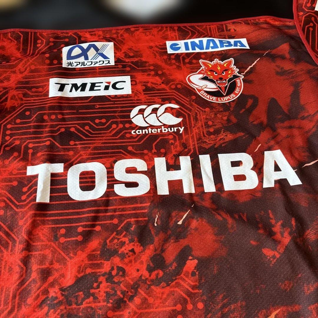 ラグビー 東芝ブレイブルーパス XL ユニフォーム