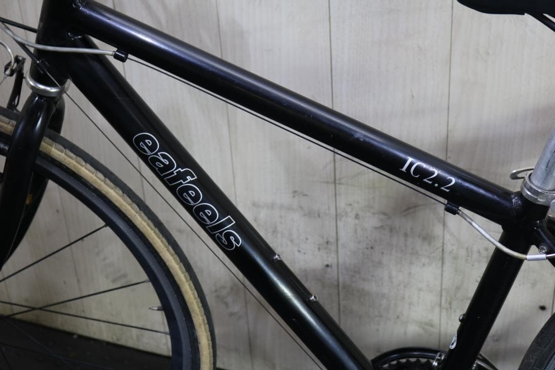 eafeels IC2.2 700C アルミ24速 400mm BLACKクロス
