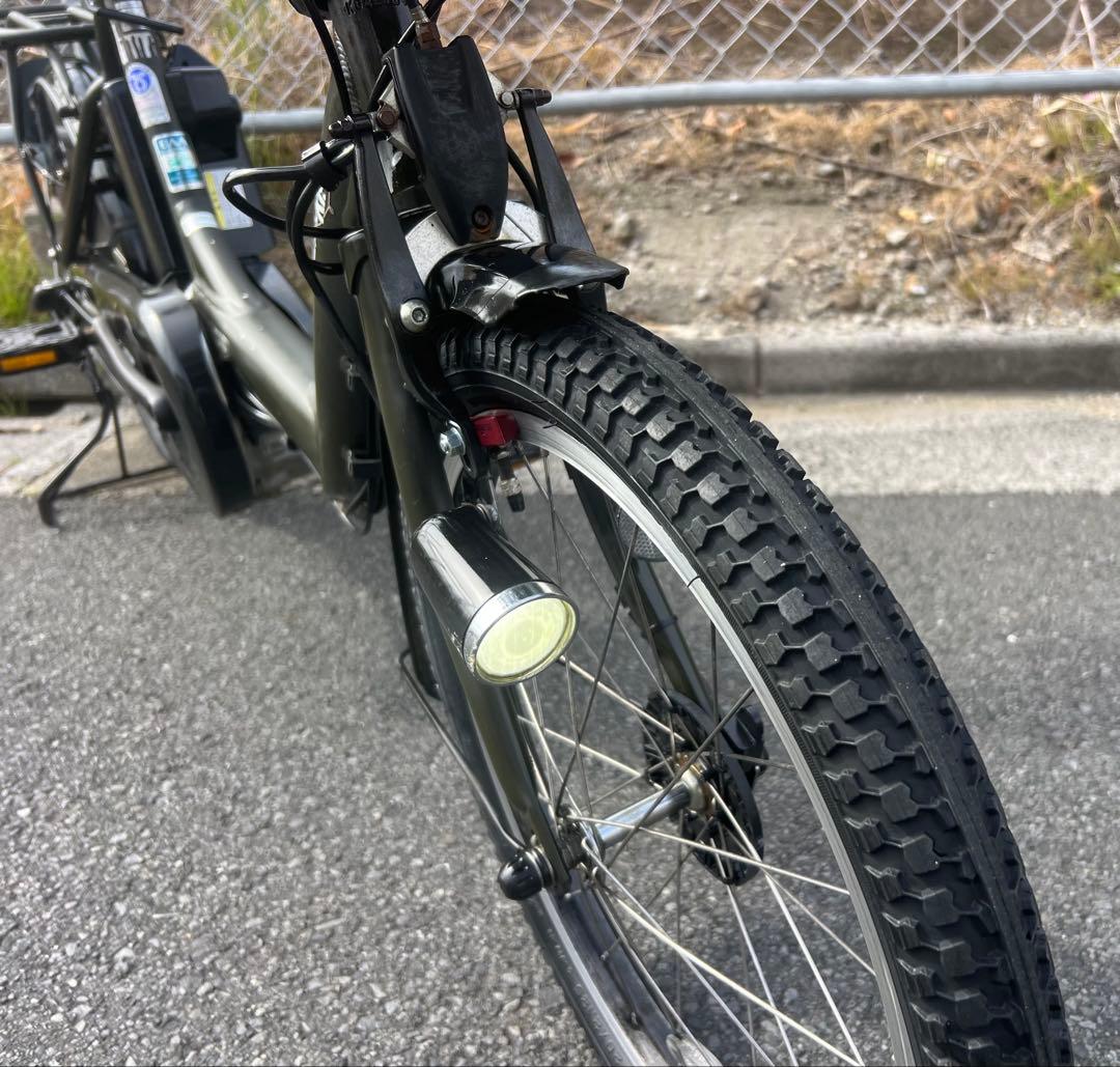 ヤマハPAS KISS 20インチ電動アシスト自転車前後新品タイヤ交換済