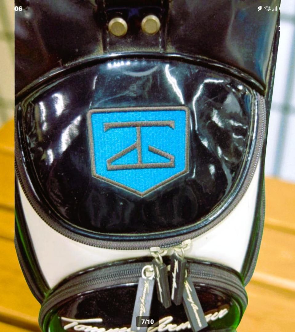 送料無料/美品 Armour　エナメル大型プロスタッフ用キャディバック