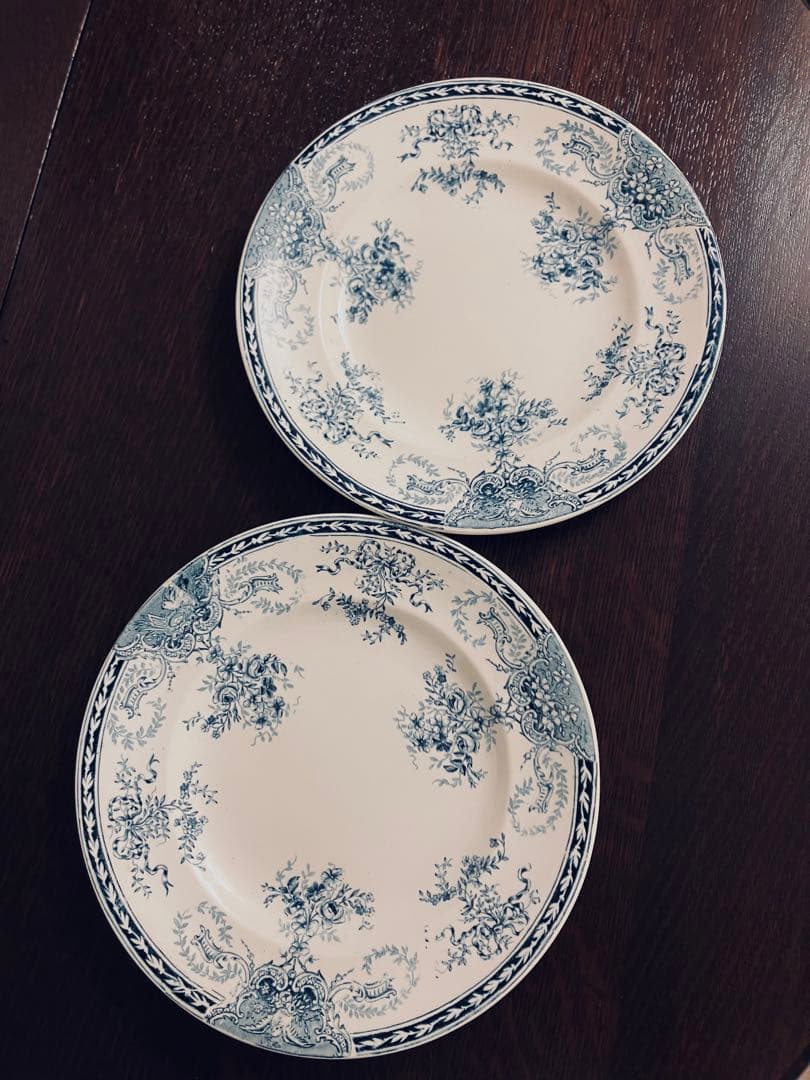 フランス アンティークLongwy Fontainebleau 皿