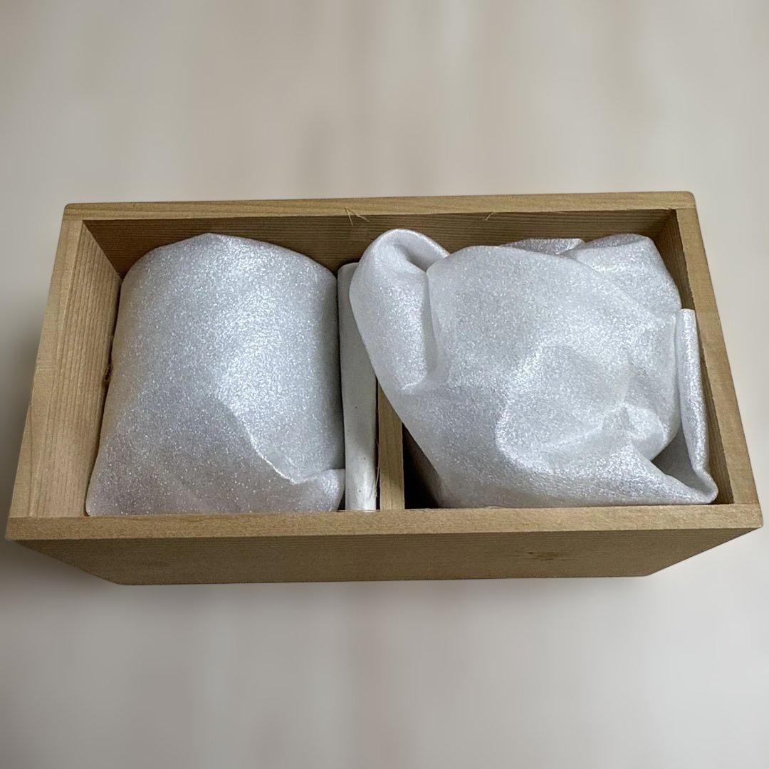 【九谷焼　新品未　使用】夫婦湯呑み　美品