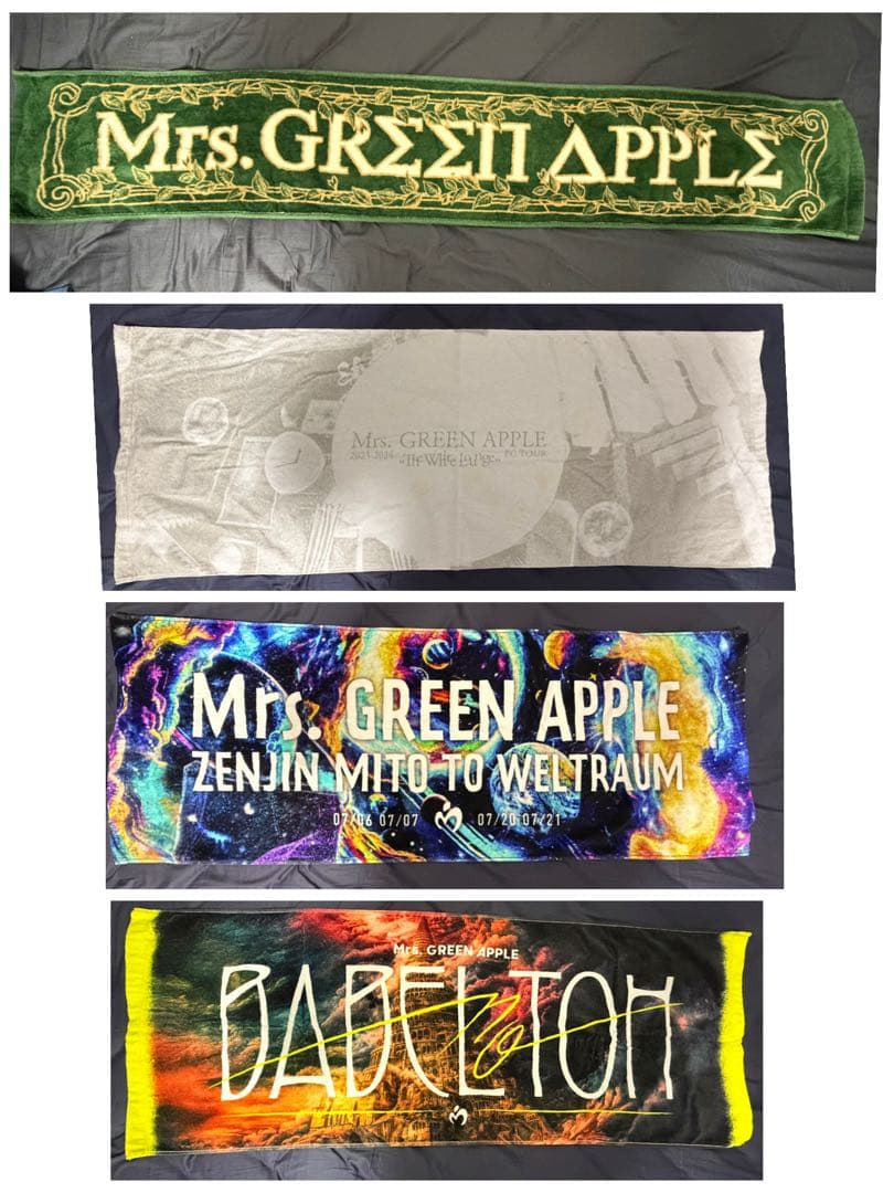 Mrs. GREEN APPLE グッズセット（Tシャツ・タオル・ラババン等）