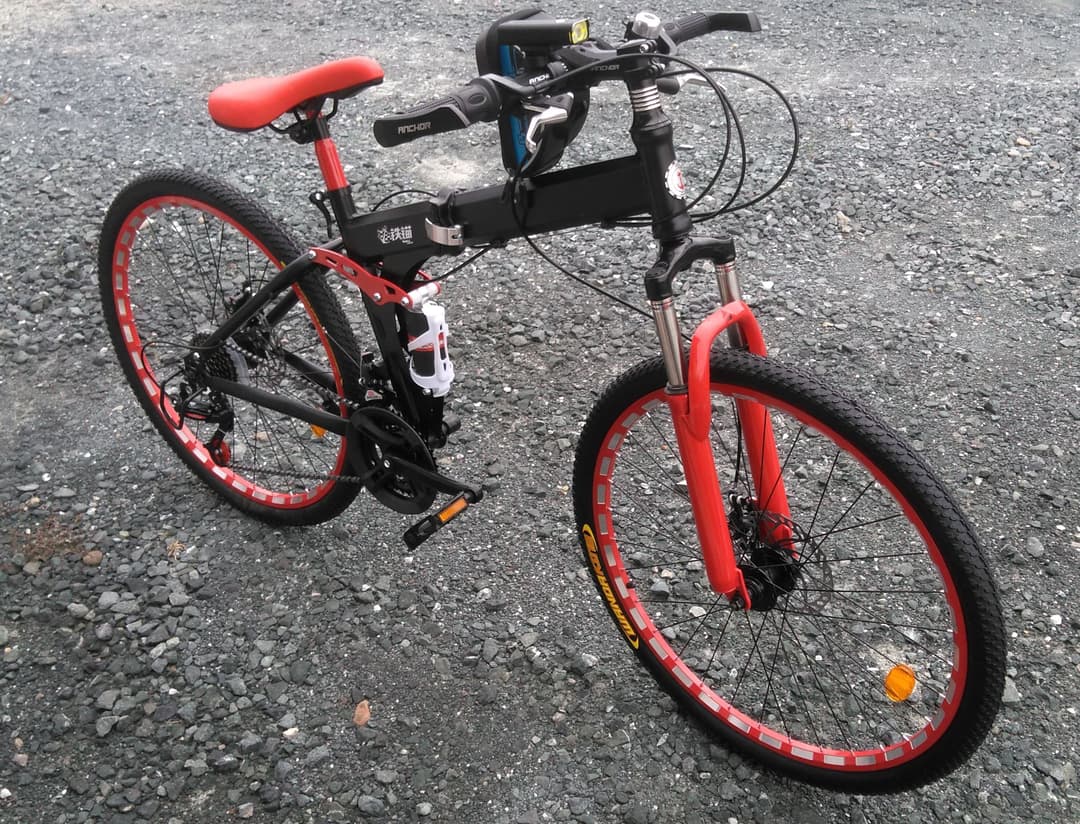 軽量ディスクブレーキ　26インチ２1段変速折りたたみ自転車