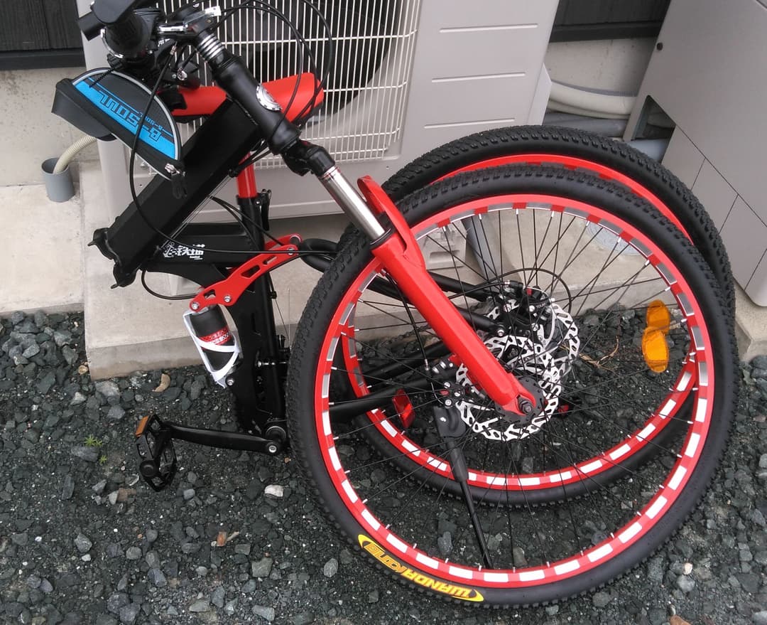 軽量ディスクブレーキ　26インチ２1段変速折りたたみ自転車