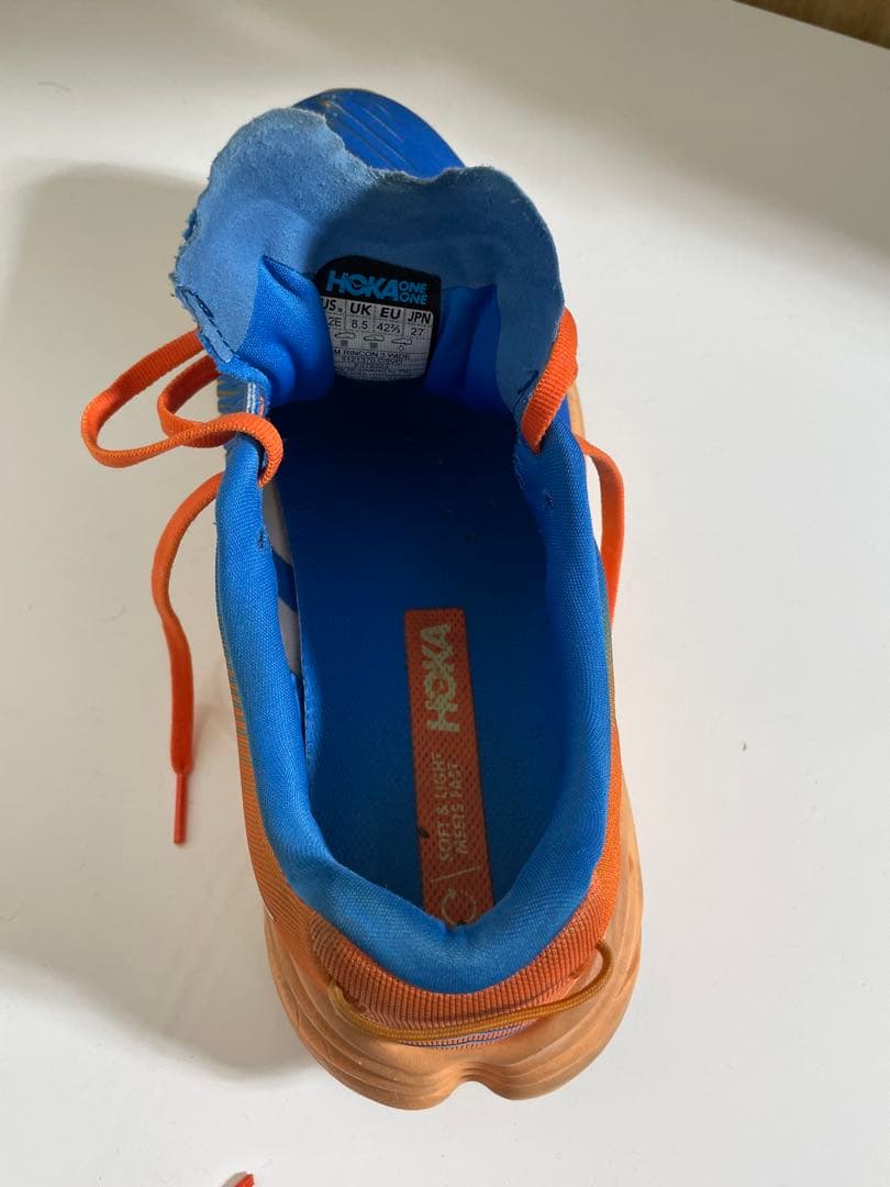 HOKA ホカリンコン 3 RINCON ブルー　オレンジ　サイズ27