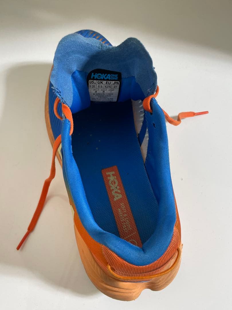 HOKA ホカリンコン 3 RINCON ブルー　オレンジ　サイズ27
