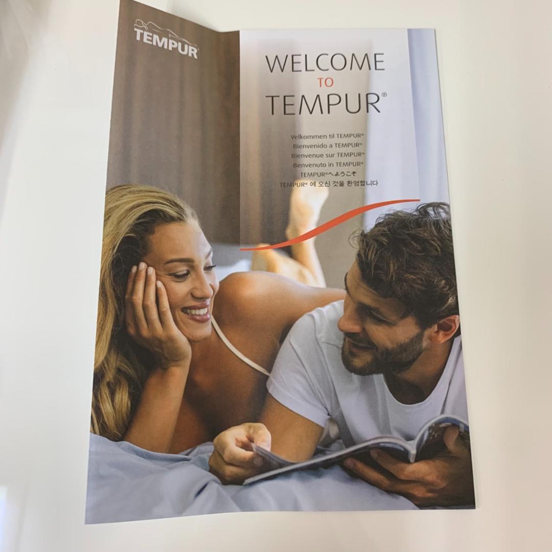 ★未使用　テンピュール　オリジナルピロー　枕　寝具　かため　M　TEMPUR