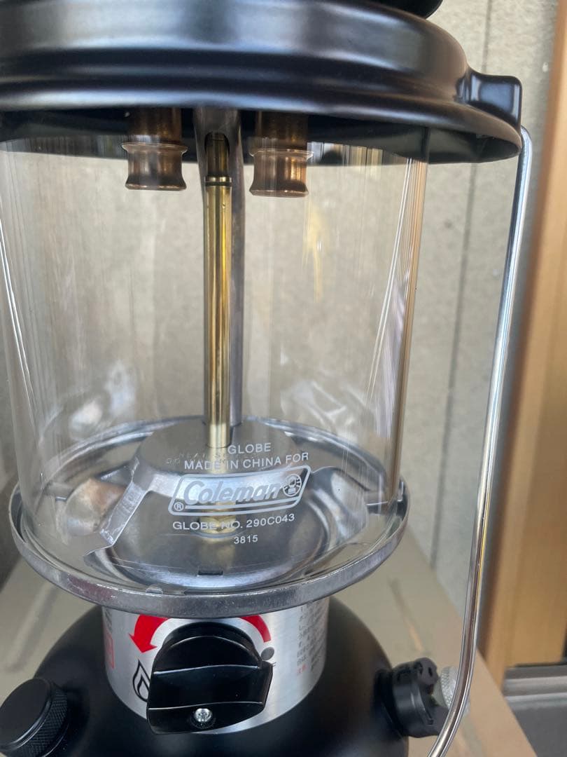 コールマンランタン290カスタマイズ艶消しブラック